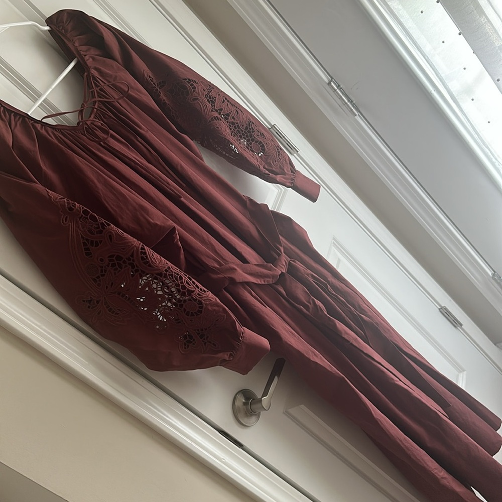 NWOT ZARA LIMITED EDITION EMBROIDERED POPLIN DRESS SZ  XS - Picture 11 of 15